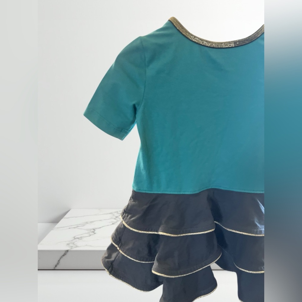 Hanna Andersson Gift Giving Lurex Trim Dress - Picture 8 of 9